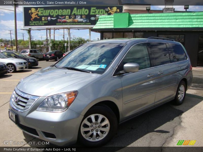 Slate Green Metallic / Olive 2008 Honda Odyssey EX-L