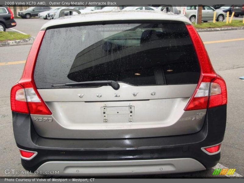 Oyster Grey Metallic / Anthracite Black 2008 Volvo XC70 AWD