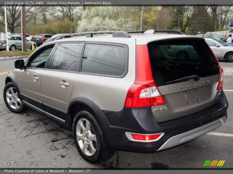 Oyster Grey Metallic / Anthracite Black 2008 Volvo XC70 AWD