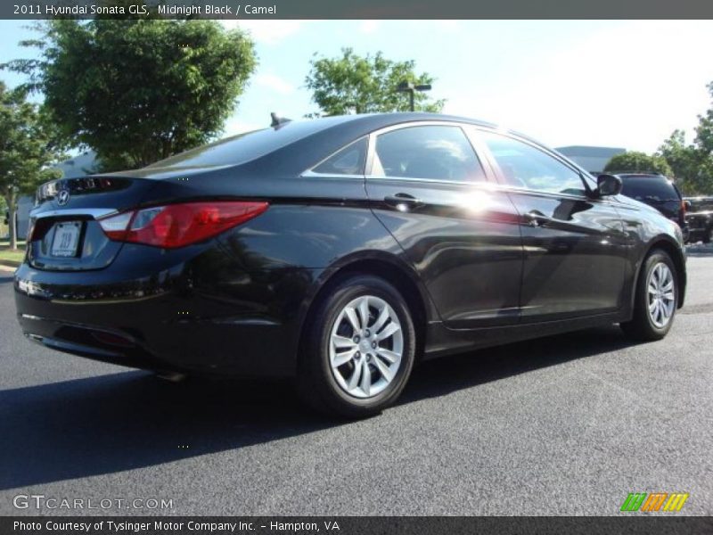 Midnight Black / Camel 2011 Hyundai Sonata GLS