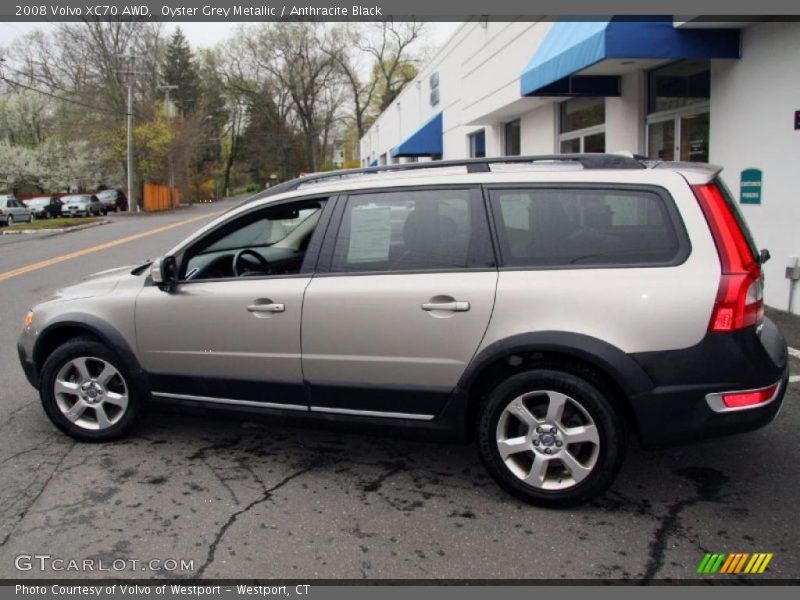 Oyster Grey Metallic / Anthracite Black 2008 Volvo XC70 AWD