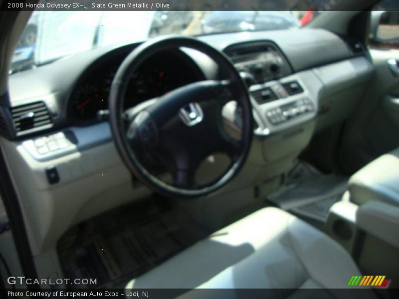 Slate Green Metallic / Olive 2008 Honda Odyssey EX-L