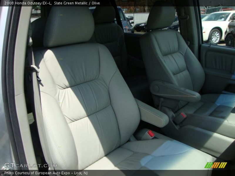 Slate Green Metallic / Olive 2008 Honda Odyssey EX-L