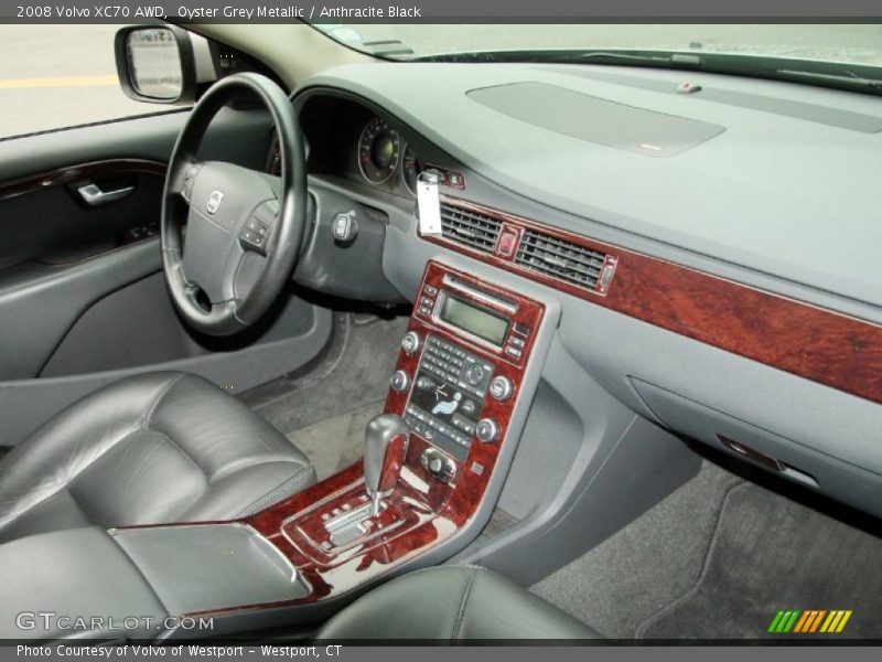 Oyster Grey Metallic / Anthracite Black 2008 Volvo XC70 AWD