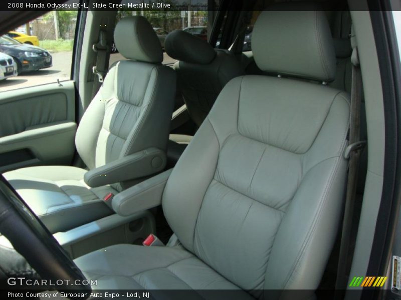 Slate Green Metallic / Olive 2008 Honda Odyssey EX-L