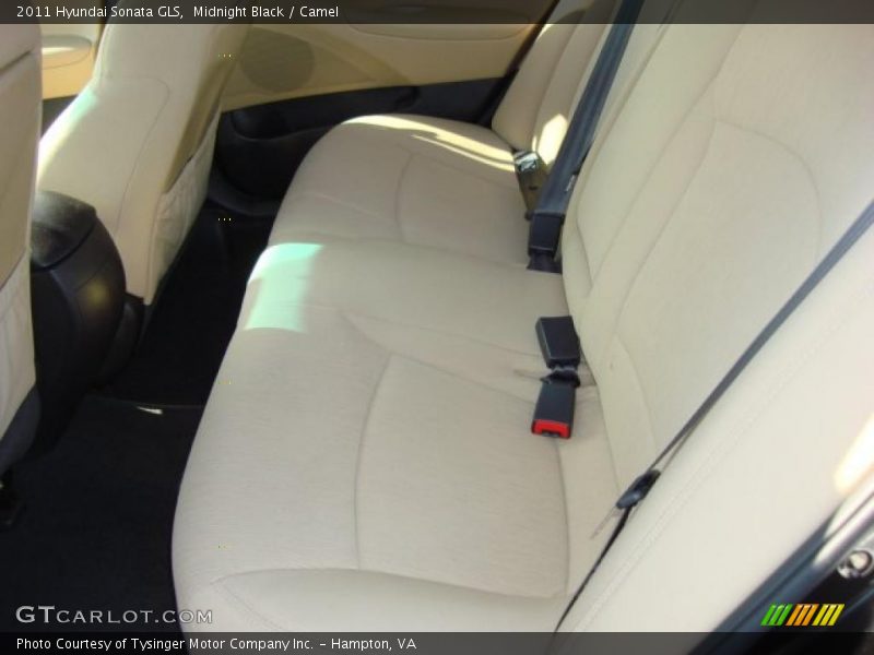 Midnight Black / Camel 2011 Hyundai Sonata GLS