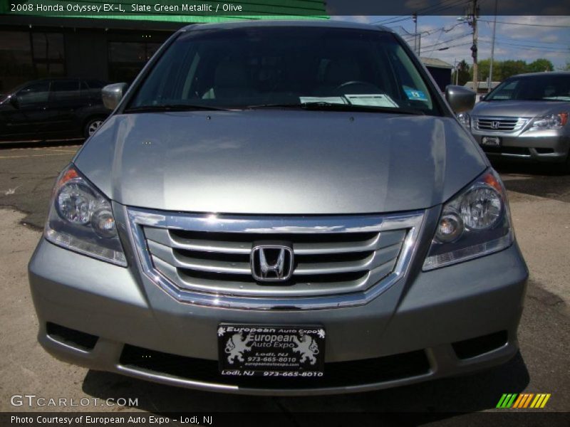 Slate Green Metallic / Olive 2008 Honda Odyssey EX-L