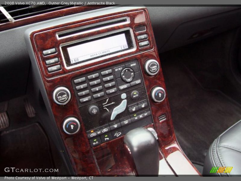 Oyster Grey Metallic / Anthracite Black 2008 Volvo XC70 AWD