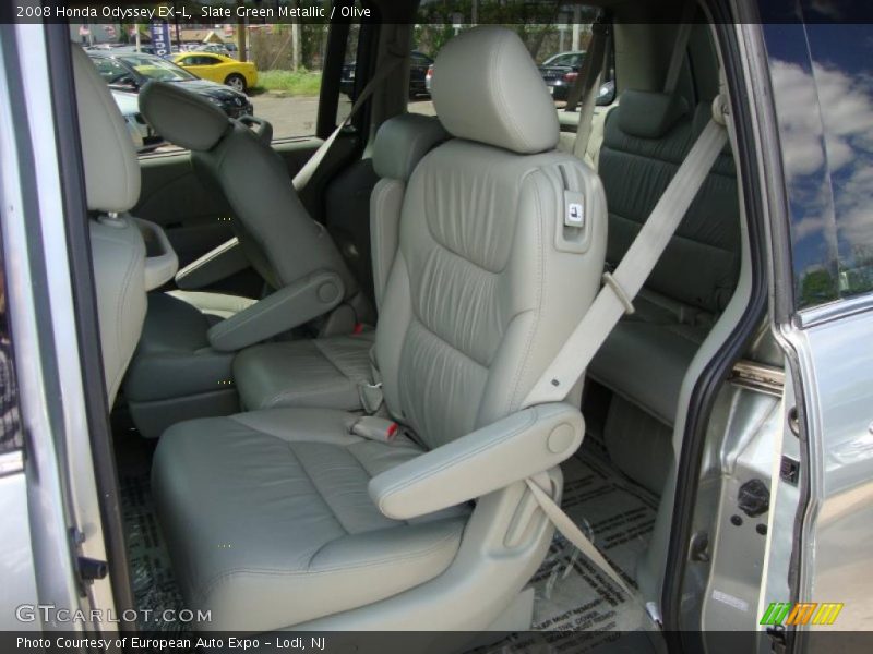 Slate Green Metallic / Olive 2008 Honda Odyssey EX-L
