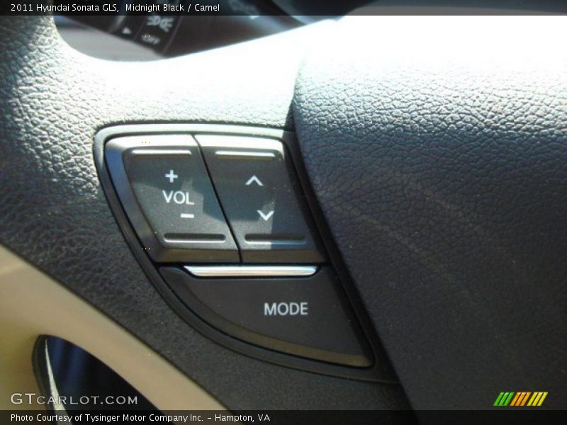 Midnight Black / Camel 2011 Hyundai Sonata GLS