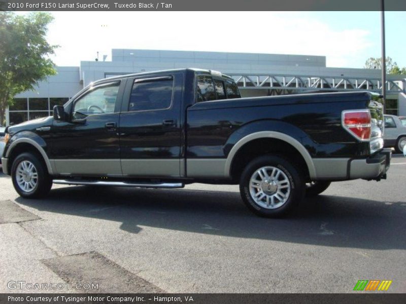 Tuxedo Black / Tan 2010 Ford F150 Lariat SuperCrew
