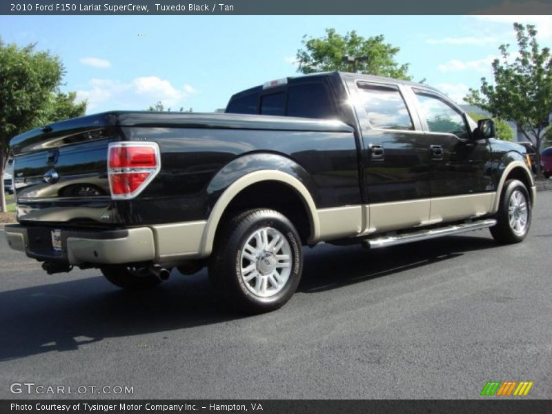 Tuxedo Black / Tan 2010 Ford F150 Lariat SuperCrew