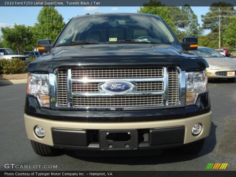 Tuxedo Black / Tan 2010 Ford F150 Lariat SuperCrew