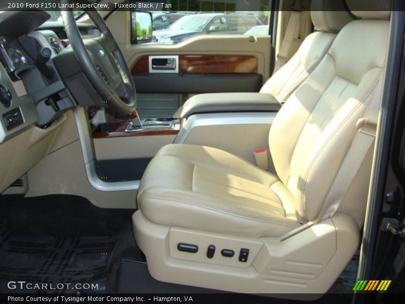 Tuxedo Black / Tan 2010 Ford F150 Lariat SuperCrew