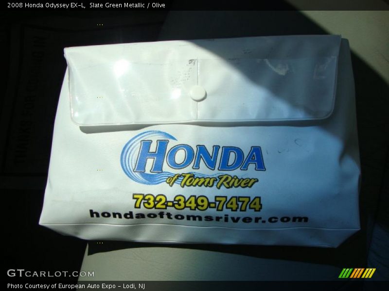 Slate Green Metallic / Olive 2008 Honda Odyssey EX-L