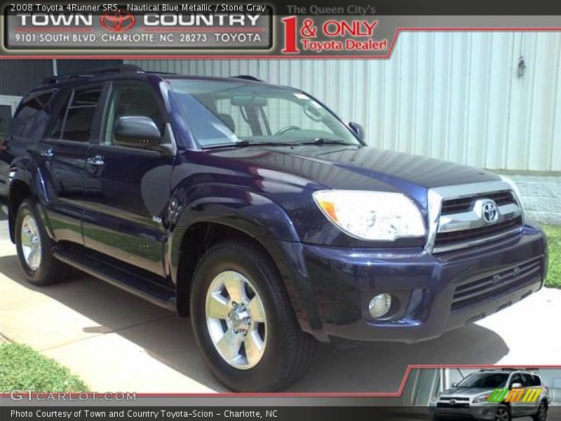 Nautical Blue Metallic / Stone Gray 2008 Toyota 4Runner SR5