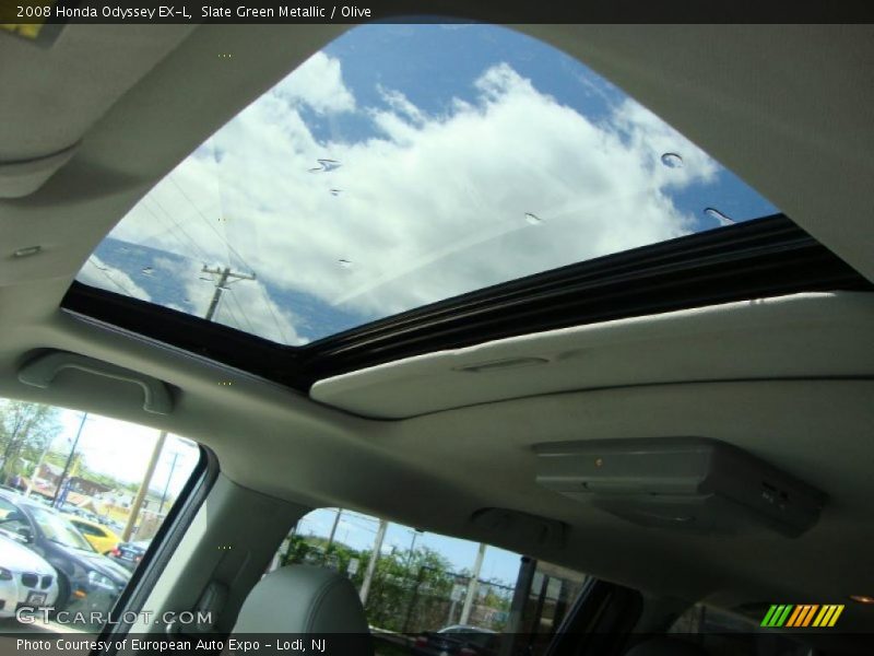 Slate Green Metallic / Olive 2008 Honda Odyssey EX-L