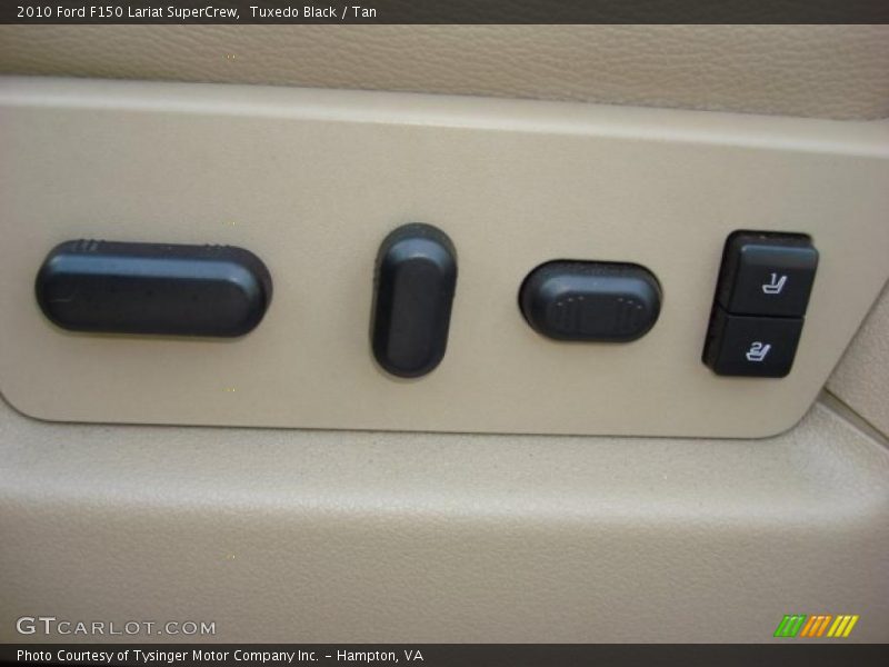 Tuxedo Black / Tan 2010 Ford F150 Lariat SuperCrew