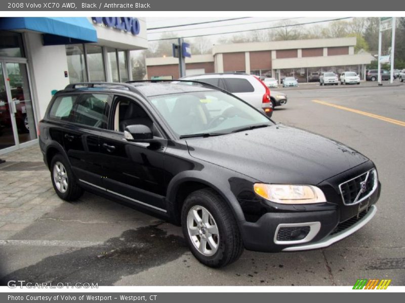 Black / Anthracite Black 2008 Volvo XC70 AWD