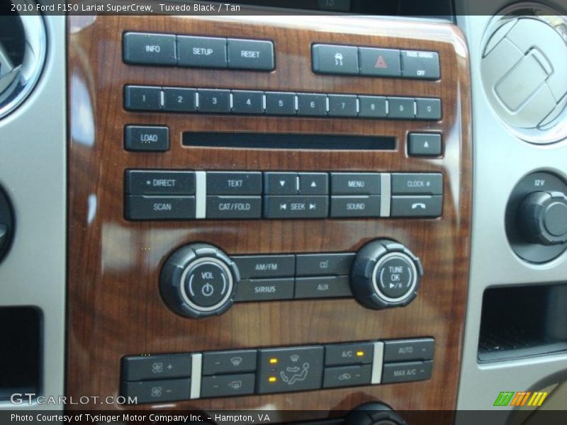 Tuxedo Black / Tan 2010 Ford F150 Lariat SuperCrew