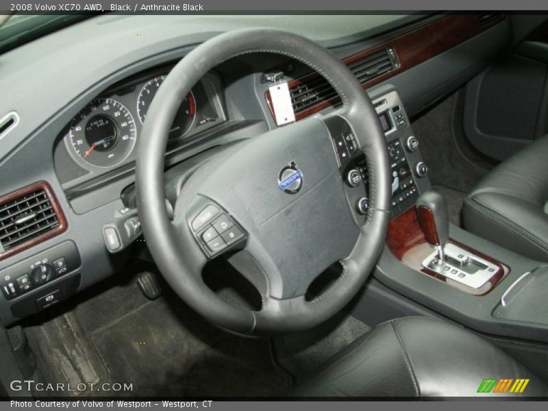 Black / Anthracite Black 2008 Volvo XC70 AWD