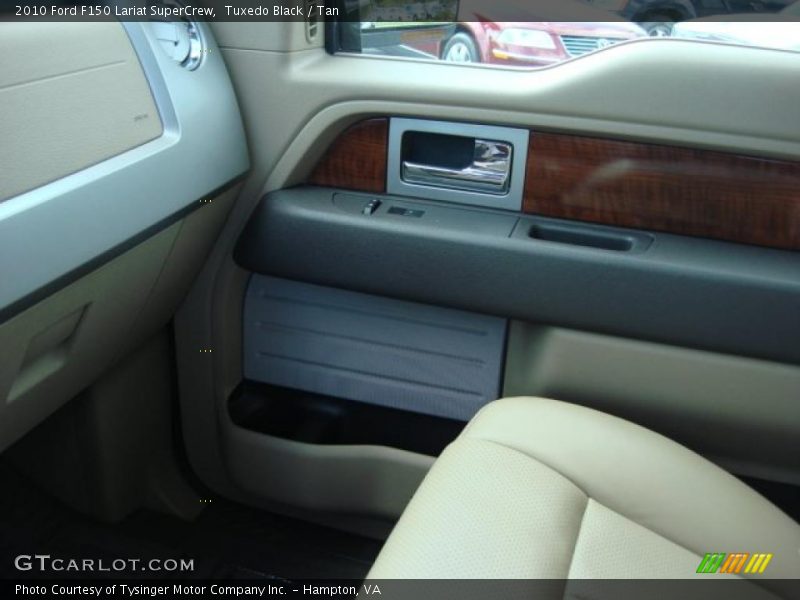 Tuxedo Black / Tan 2010 Ford F150 Lariat SuperCrew