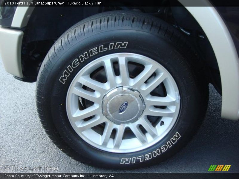 Tuxedo Black / Tan 2010 Ford F150 Lariat SuperCrew