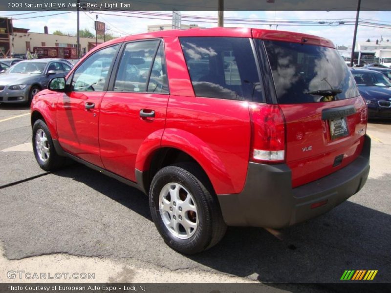 Red / Light Tan 2003 Saturn VUE V6 AWD