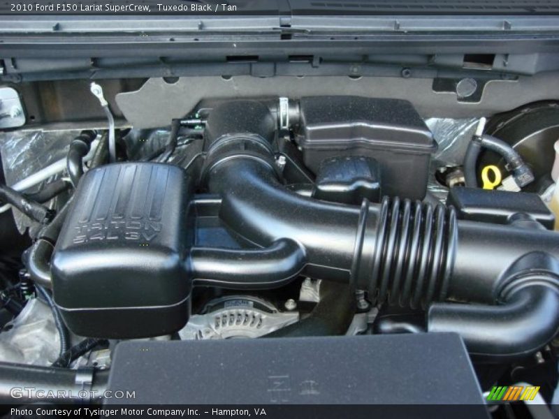 Tuxedo Black / Tan 2010 Ford F150 Lariat SuperCrew