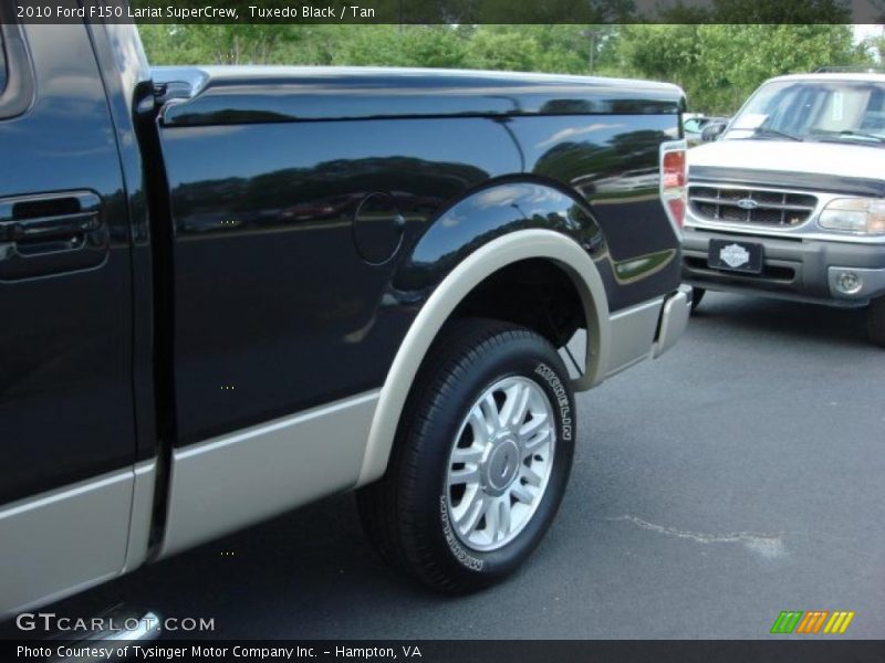 Tuxedo Black / Tan 2010 Ford F150 Lariat SuperCrew