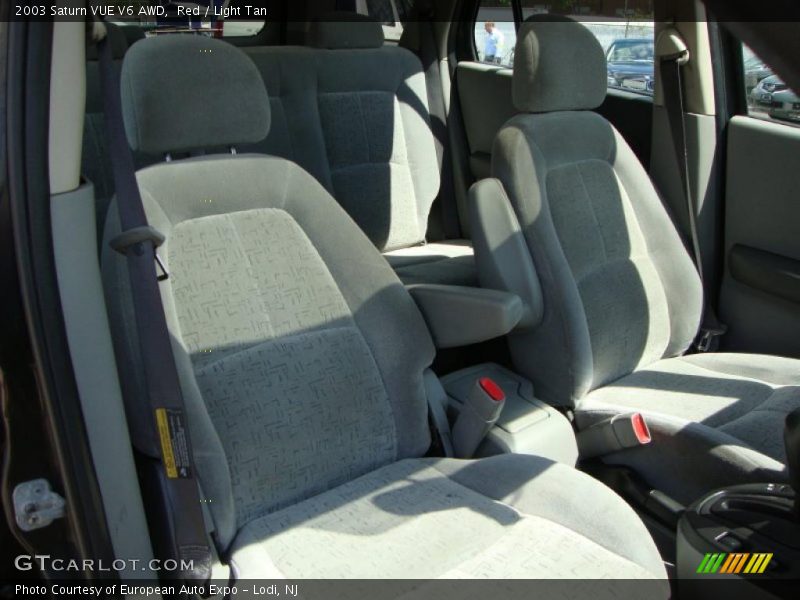 Red / Light Tan 2003 Saturn VUE V6 AWD