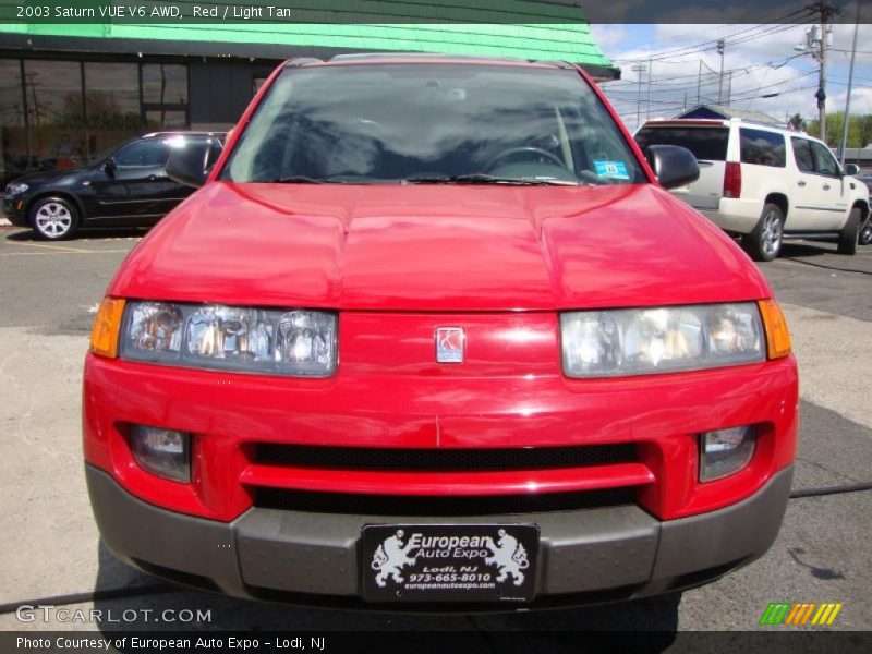 Red / Light Tan 2003 Saturn VUE V6 AWD