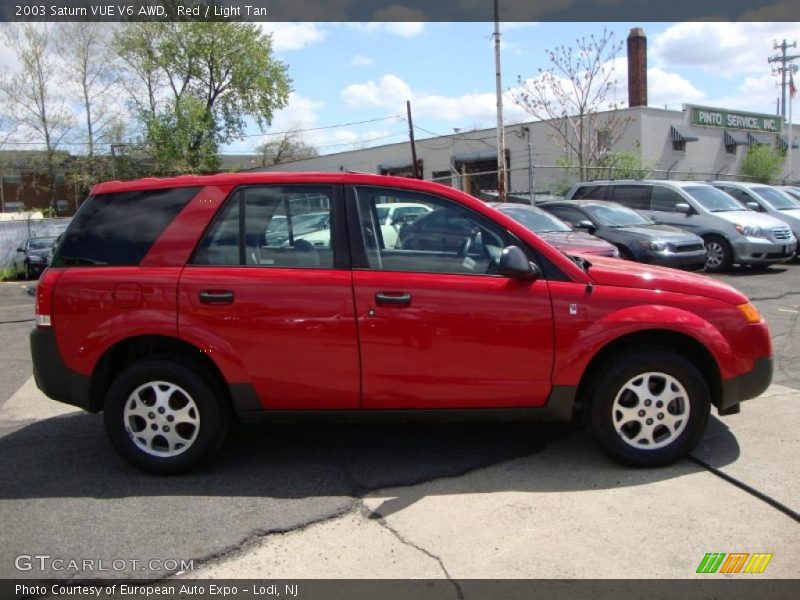 Red / Light Tan 2003 Saturn VUE V6 AWD