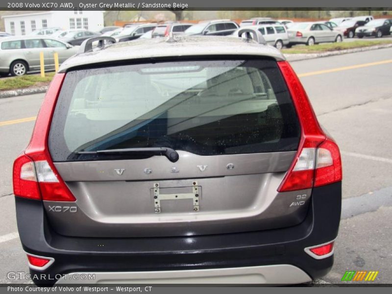 Oyster Grey Metallic / Sandstone Beige 2008 Volvo XC70 AWD