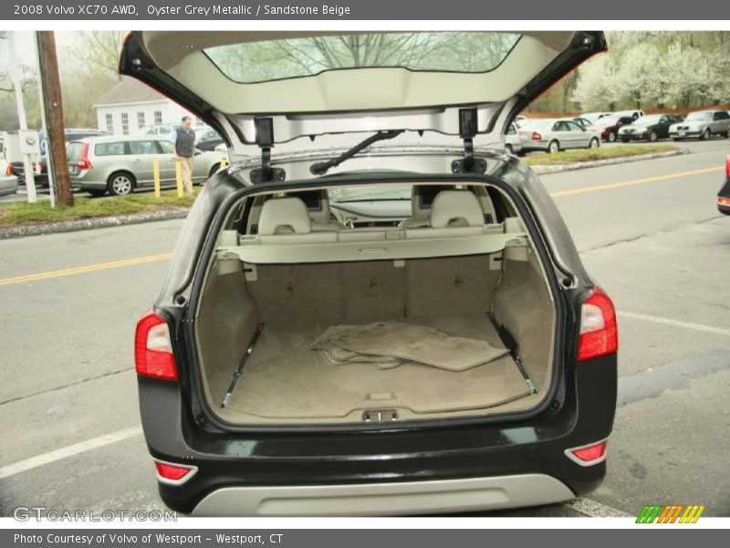 Oyster Grey Metallic / Sandstone Beige 2008 Volvo XC70 AWD