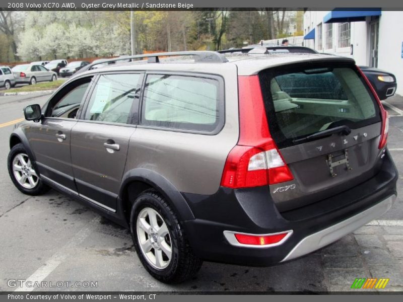 Oyster Grey Metallic / Sandstone Beige 2008 Volvo XC70 AWD