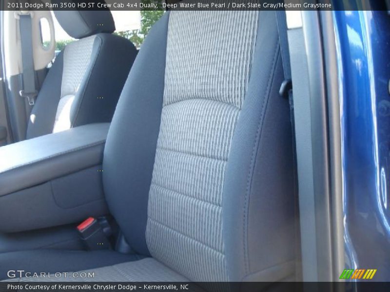 Deep Water Blue Pearl / Dark Slate Gray/Medium Graystone 2011 Dodge Ram 3500 HD ST Crew Cab 4x4 Dually