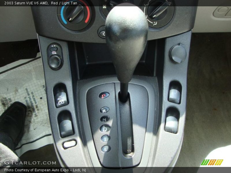 Red / Light Tan 2003 Saturn VUE V6 AWD