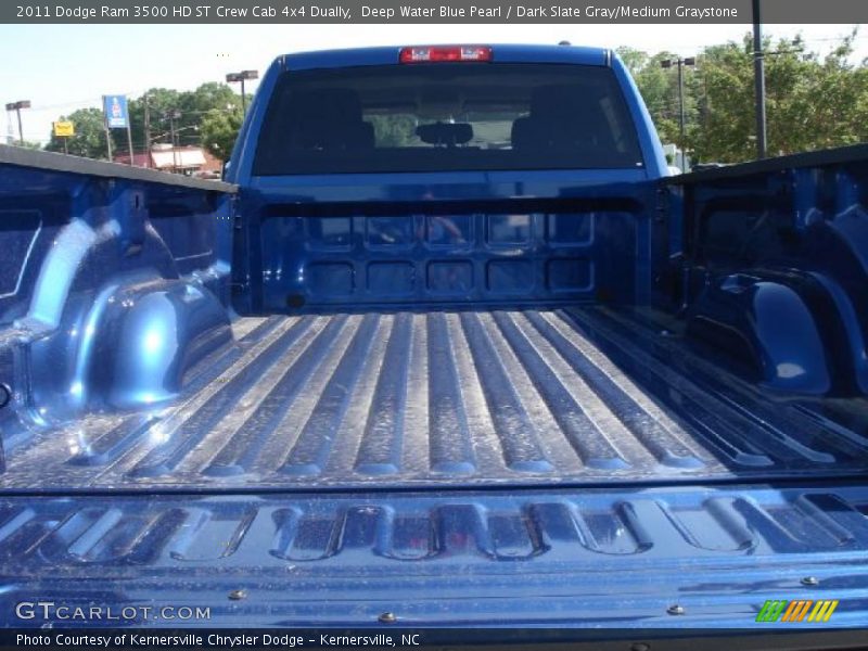 Deep Water Blue Pearl / Dark Slate Gray/Medium Graystone 2011 Dodge Ram 3500 HD ST Crew Cab 4x4 Dually