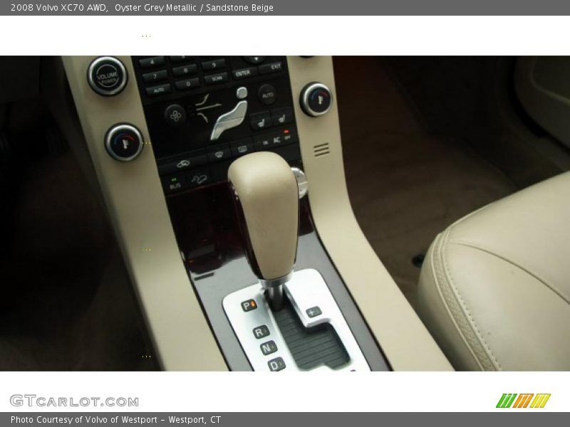 Oyster Grey Metallic / Sandstone Beige 2008 Volvo XC70 AWD