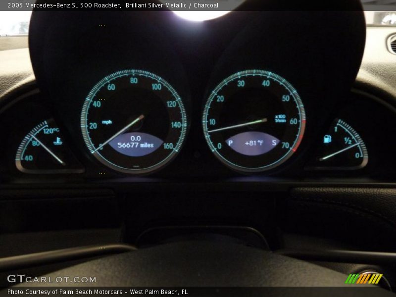  2005 SL 500 Roadster 500 Roadster Gauges