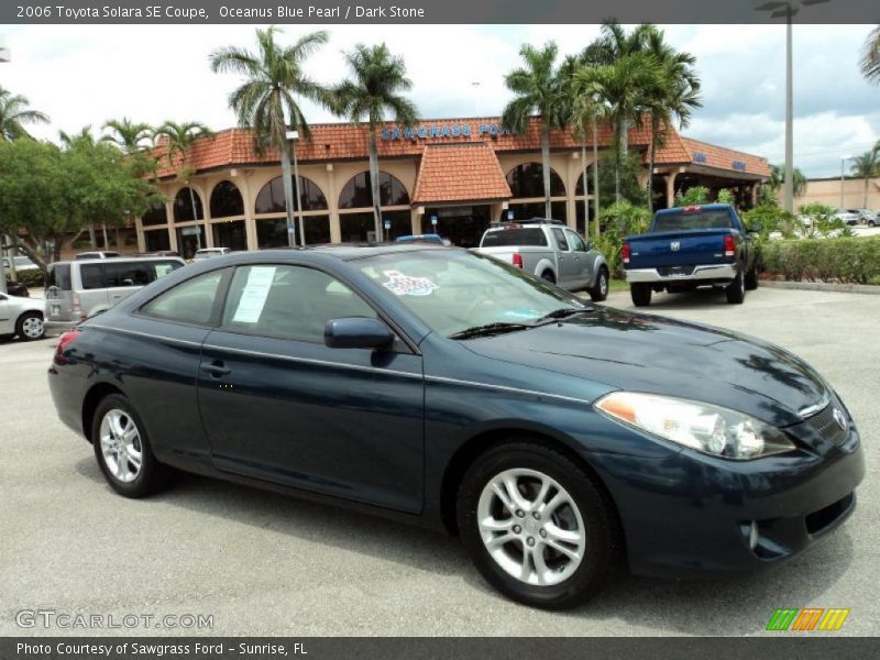 Oceanus Blue Pearl / Dark Stone 2006 Toyota Solara SE Coupe