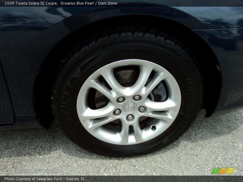 Oceanus Blue Pearl / Dark Stone 2006 Toyota Solara SE Coupe