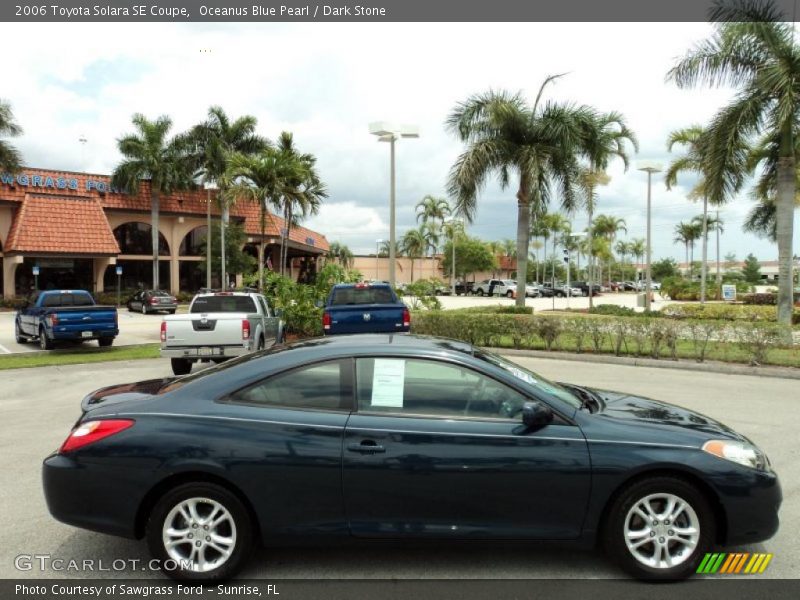 Oceanus Blue Pearl / Dark Stone 2006 Toyota Solara SE Coupe