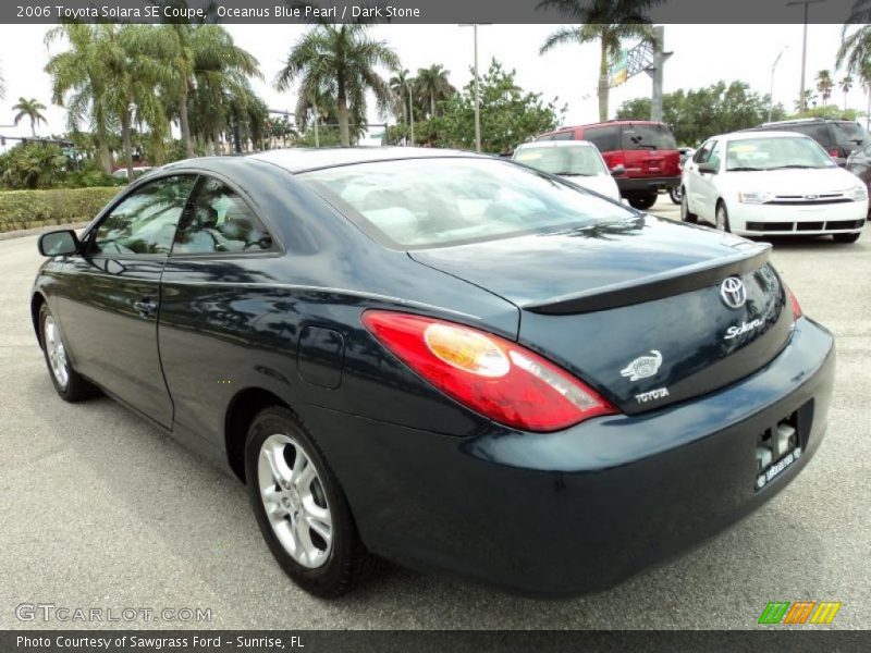Oceanus Blue Pearl / Dark Stone 2006 Toyota Solara SE Coupe