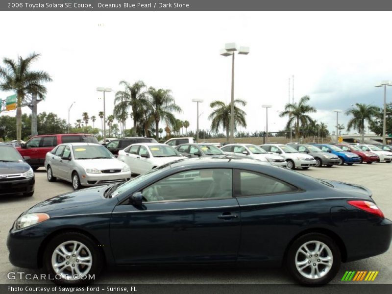 Oceanus Blue Pearl / Dark Stone 2006 Toyota Solara SE Coupe