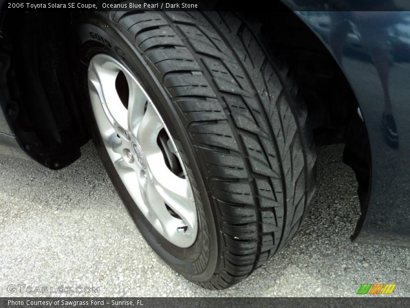 Oceanus Blue Pearl / Dark Stone 2006 Toyota Solara SE Coupe