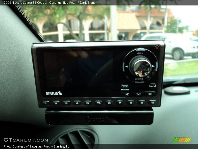 Oceanus Blue Pearl / Dark Stone 2006 Toyota Solara SE Coupe