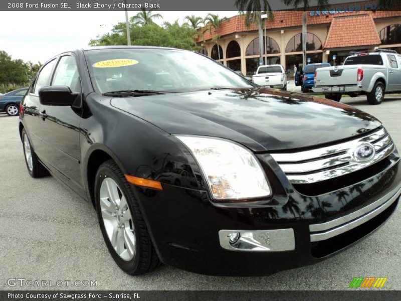 Black Ebony / Charcoal Black 2008 Ford Fusion SEL