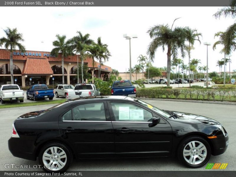 Black Ebony / Charcoal Black 2008 Ford Fusion SEL